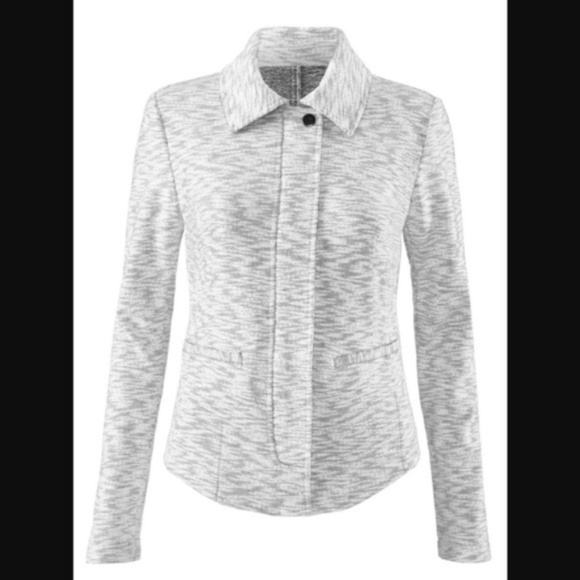 CAbi Jackets & Blazers - CAbi Neo Jacket #5102 heathered zip up